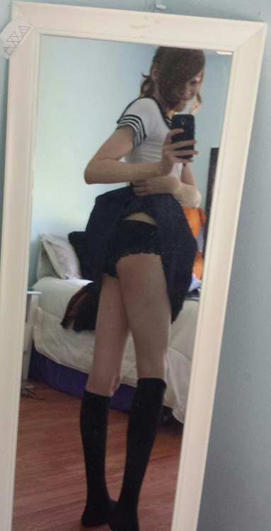 every1isstealinggoodnames:  I’ve hade this schoolgirl outfit forever. Idk why I’m just now deciding to take pics in it