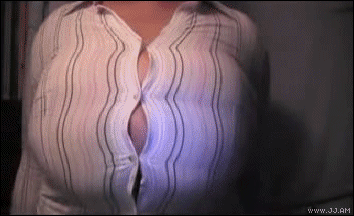 boobsinmotion:  Visit Boobs in Motion for more! love them as they bulge out of the