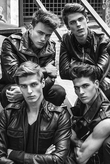 Leather Crew