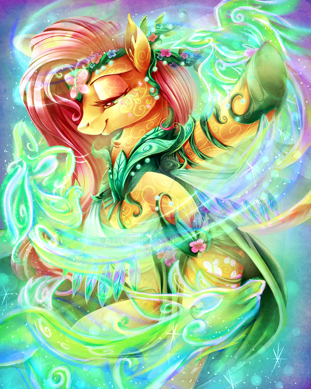 mylittleponyoficialg4:Druidshy by JaDeDJynX Ooo~! :3