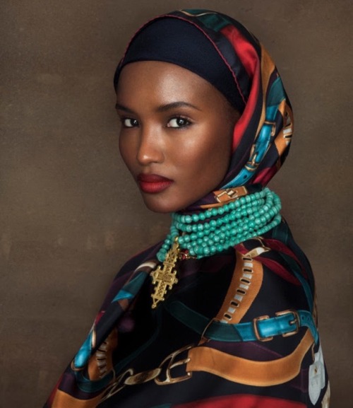 xabiiba:Fatima Siad for Nylon Magazine @nylonmag rocking that African Style