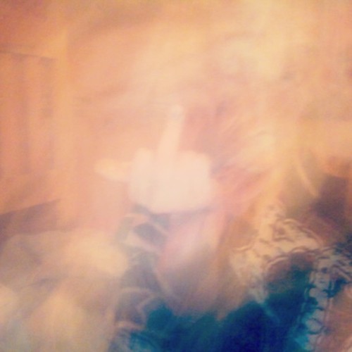 Thought this looked cool #middlefinger #middle #finger #fade #cool #slowshutter #slow #shutter #sick