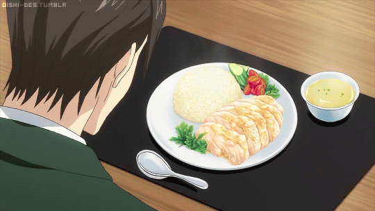Oishii~desu ‣ Anime Food — Hainanese Chicken Rice - Shokugeki no Souma:  San...