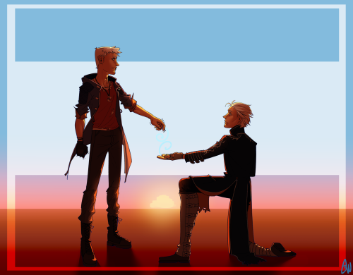 Something Something Nero Reaching Out With His Left Hand Aka The One Vergil Ripped Off (it Actually Wasnt