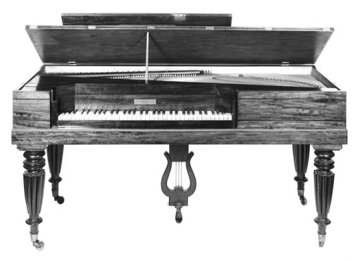 Square Piano, Jonas Chickering, 1829, Musical InstrumentsGift of Newcomb Debevoise Cole, 1983Size: C