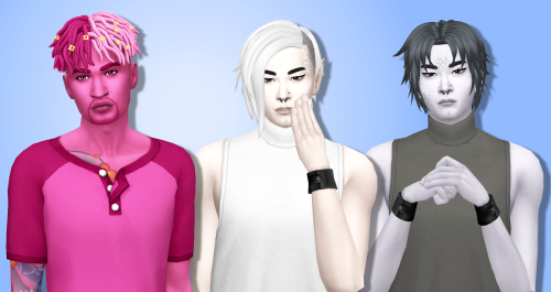 9 Male Hairs in Sorbets Remix9 masculine hairs in all 76 Sorbets Remix ColoursCredits to @tainoodles