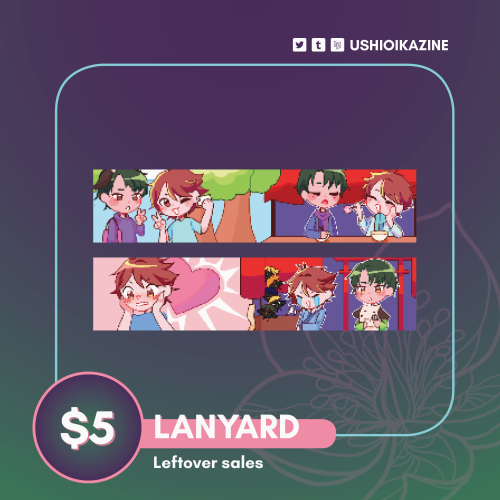 ✿ LEFTOVERS SALES OPEN! ✿Leftover sales for Amaryllis: A HQ UshiOi Zine are officially open until th