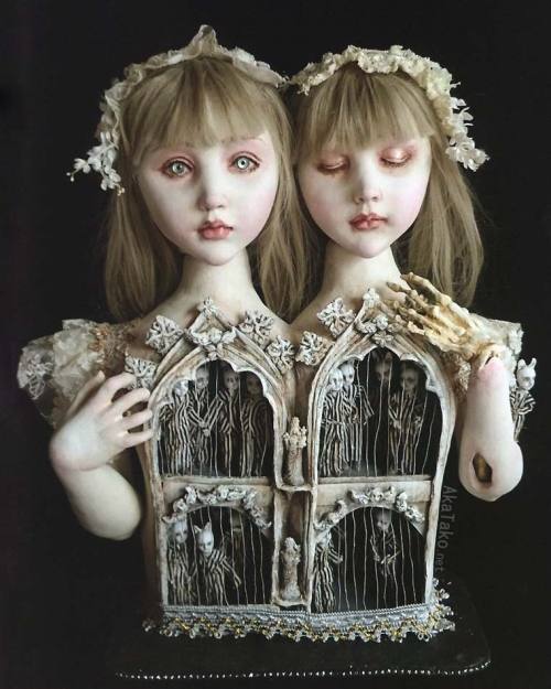 MY PRISON doll is handmade by Mari Shimizu and printed in her &ldquo;Wonderland&rdquo; book. Signed 