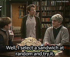 trishthegreat:Mrs. Doyle’s Taste Test.Mrs Doyle for life