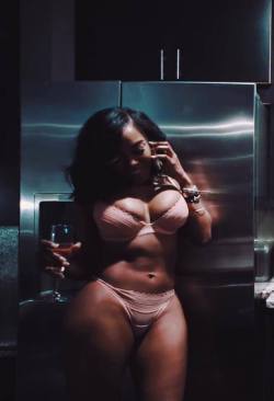 cooolasssluusshhh:  preaching-wisdumb:  queerthoughtsandstrapdreams:  Thicka than a snicka. Yum snacks.  Well DAMN!  That’s K.Michelle? 
