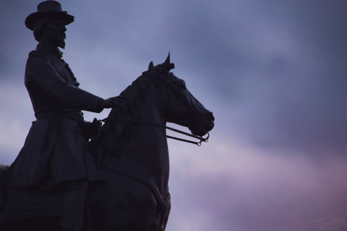 Silent Stand. Statue in Gettysburg, PA.