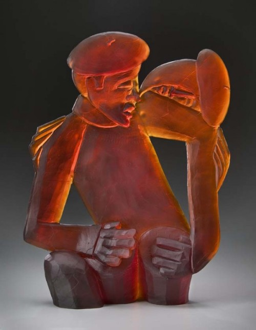 taktophoto:  Glass sculpture by Leah Wingfield and Steve Clements 