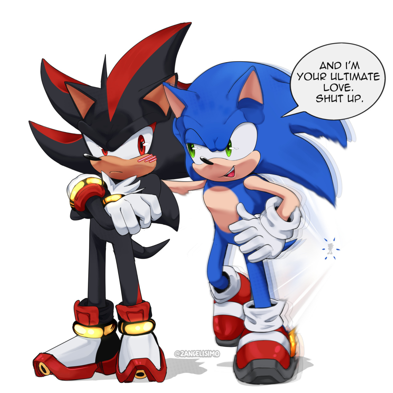 I came here for the gay hedgehogs — Have a little. Sonadow