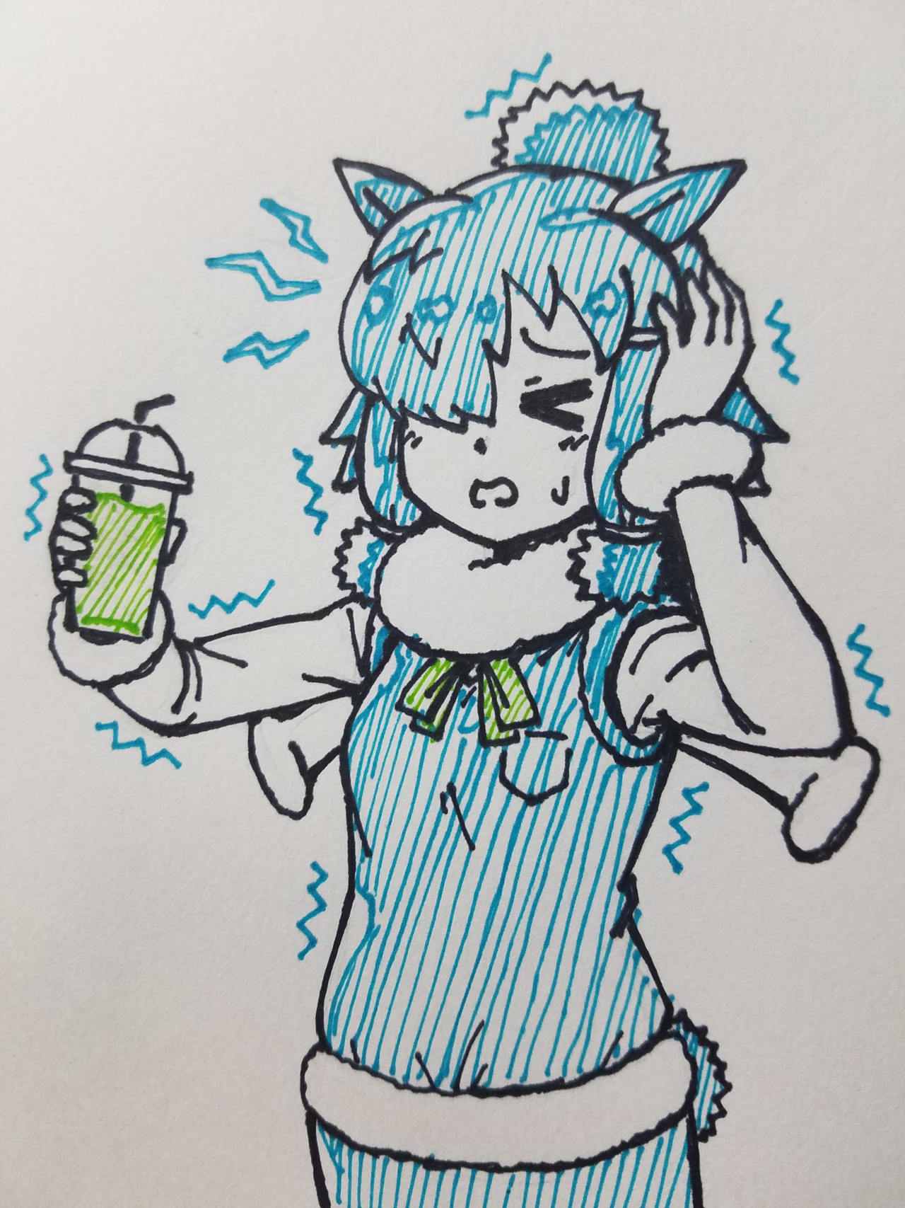 ALPACA-TOBER! DAY 28! Be careful to pace your drinking~