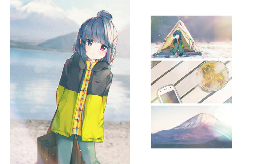 “Photos From My First Camping Trip” Middle schooler Shima Rin~ (twitter post)