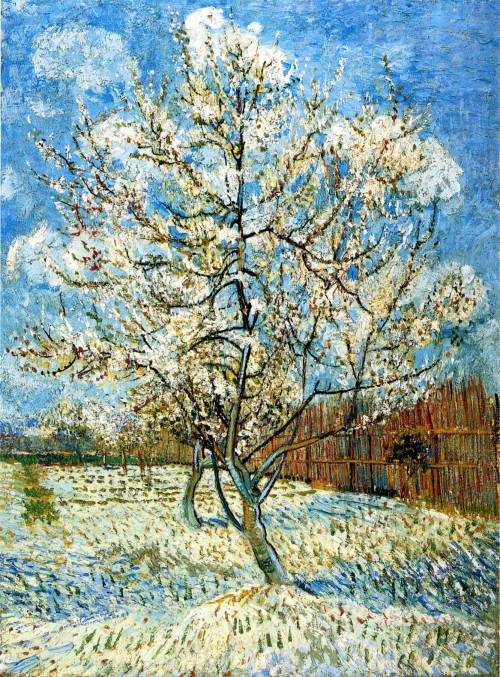 artist-vangogh - Peach Trees in Blossom, Vincent van GoghMedium - ...