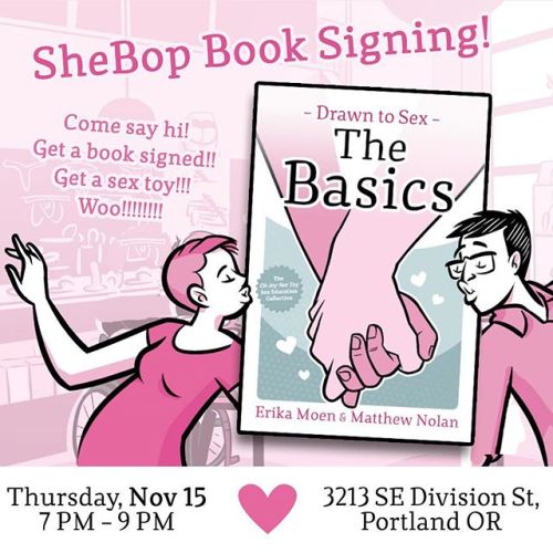 erikamoen:THIS THURSDAY I hope to see y’all at our BOOK RELEASE PARTY at @sheboptheshop! . Nov