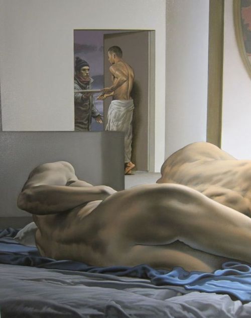 Nicola Verlato (Italian, b. 1965) Burzum (detail),  2012, Oil on canvas