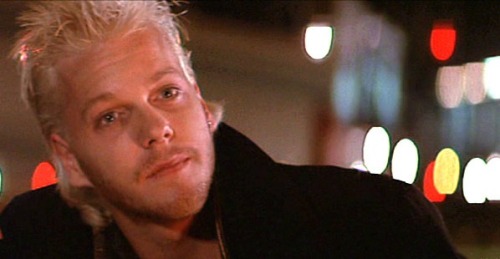  Can’t stop thinking about Kiefer Sutherland’s mullet in The Lost Boys. Mesmerizing. 