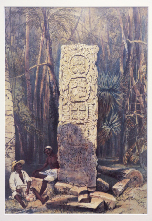 ancientart:Frederick Catherwood was an English artist who explored Mesoamerica in the mid 19th centu