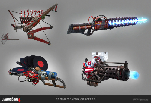 Dead Rising 4 combo weapon concepts