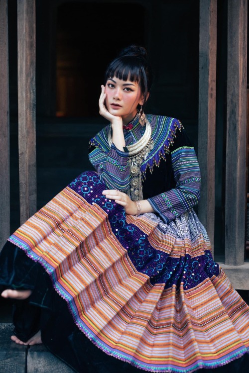 The Traditional Costume Of Mong People. Credit To Trần Sơn. 