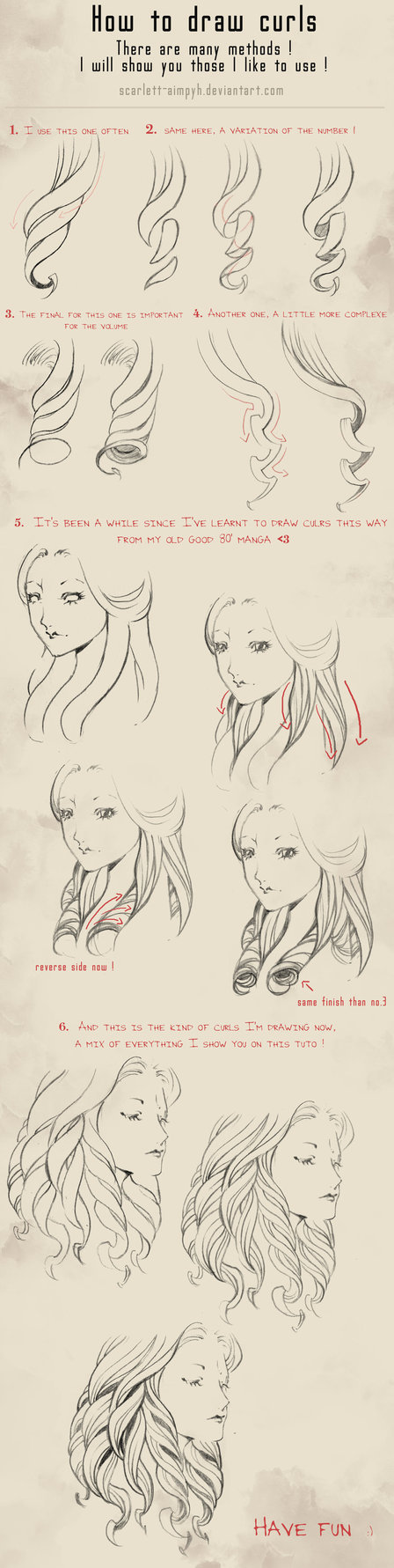 114 - How To Draw Curls By Scarlett-Aimpyh 