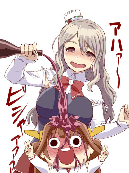 haswo:  美酒 / ひさちゅう さんのイラスト - ニコニコ静画 (イラスト)