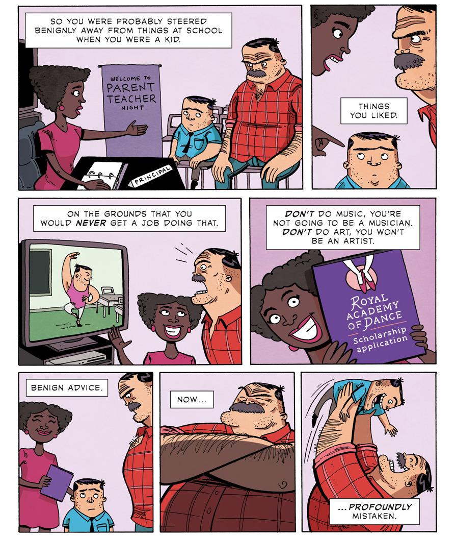 randomslasher:  zenpencils:  SIR KEN ROBINSON: Full body education  I’m fairly