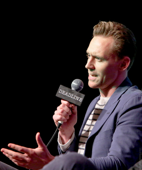 Tom Hiddleston talks at Deadline’s The Contenders, 10th April 2016