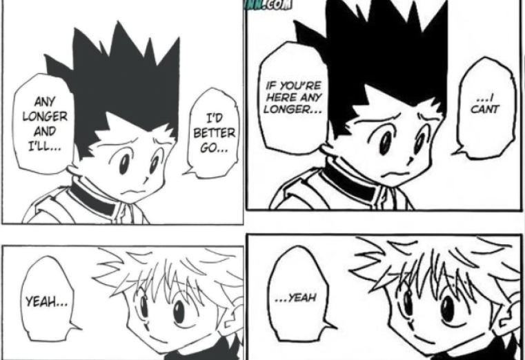 Can someone explain this line and response in episode 147 (Gon and Killua  separation) : r/HunterXHunter