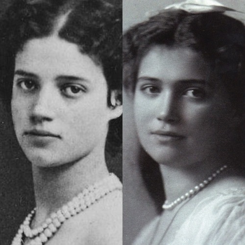 thelastromanovsofrussia:Marie Feodorovna and her granddaughter, Maria Nikolaevna