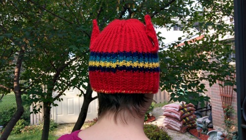 Today is a great day for two reasons:One: I finally finished this hat! Commission for a lovely 