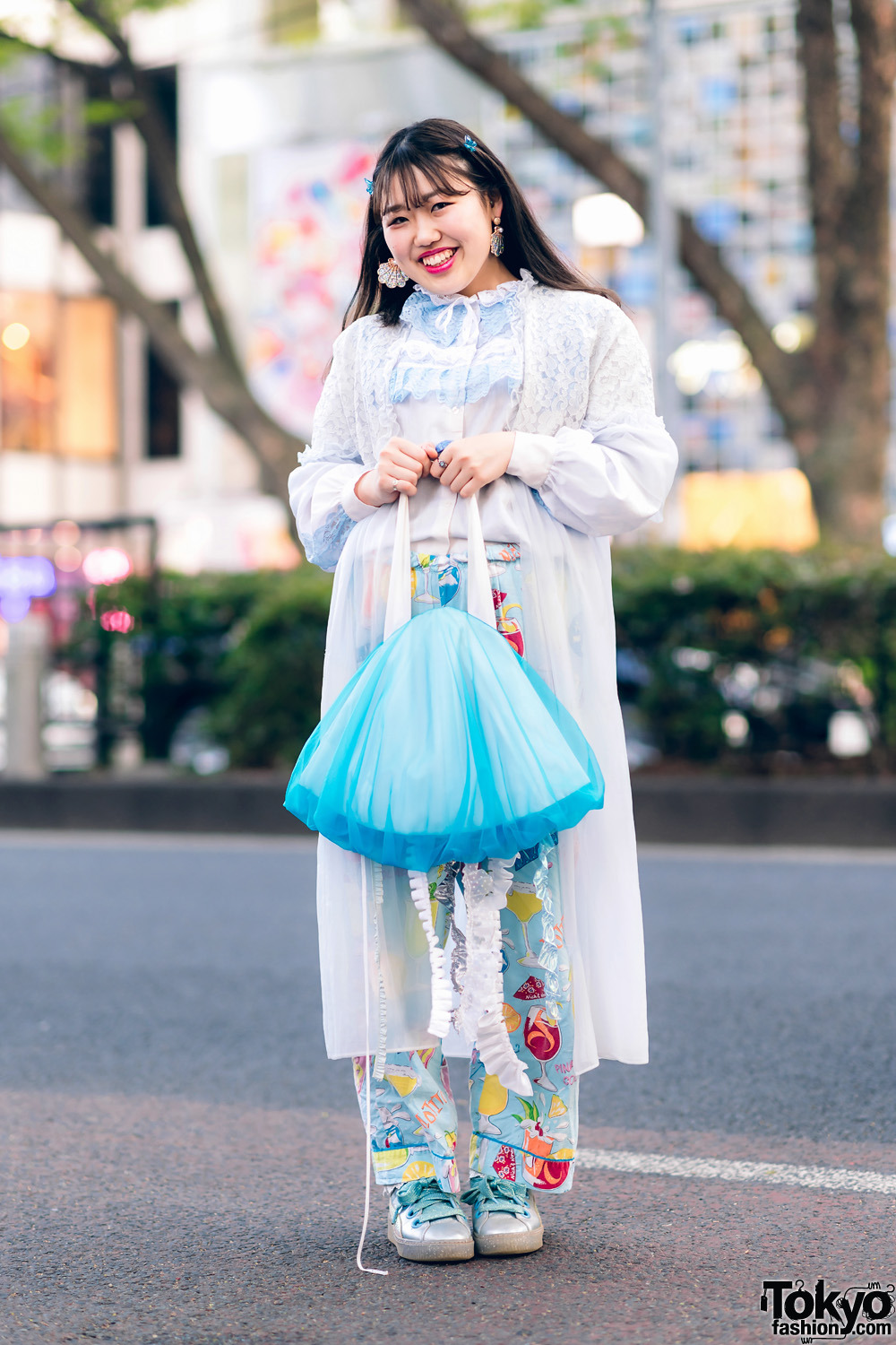 tokyo-fashion:  Japanese teens Ayane, Uchuuzin, Cheri, Riripon, Tipachan, Nana, and