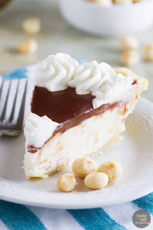 foodffs: White Chocolate Macadamia Pie Really nice recipes. Every hour. Show me what you cooked!