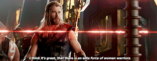 happywanda:  # head cheerleader thor
