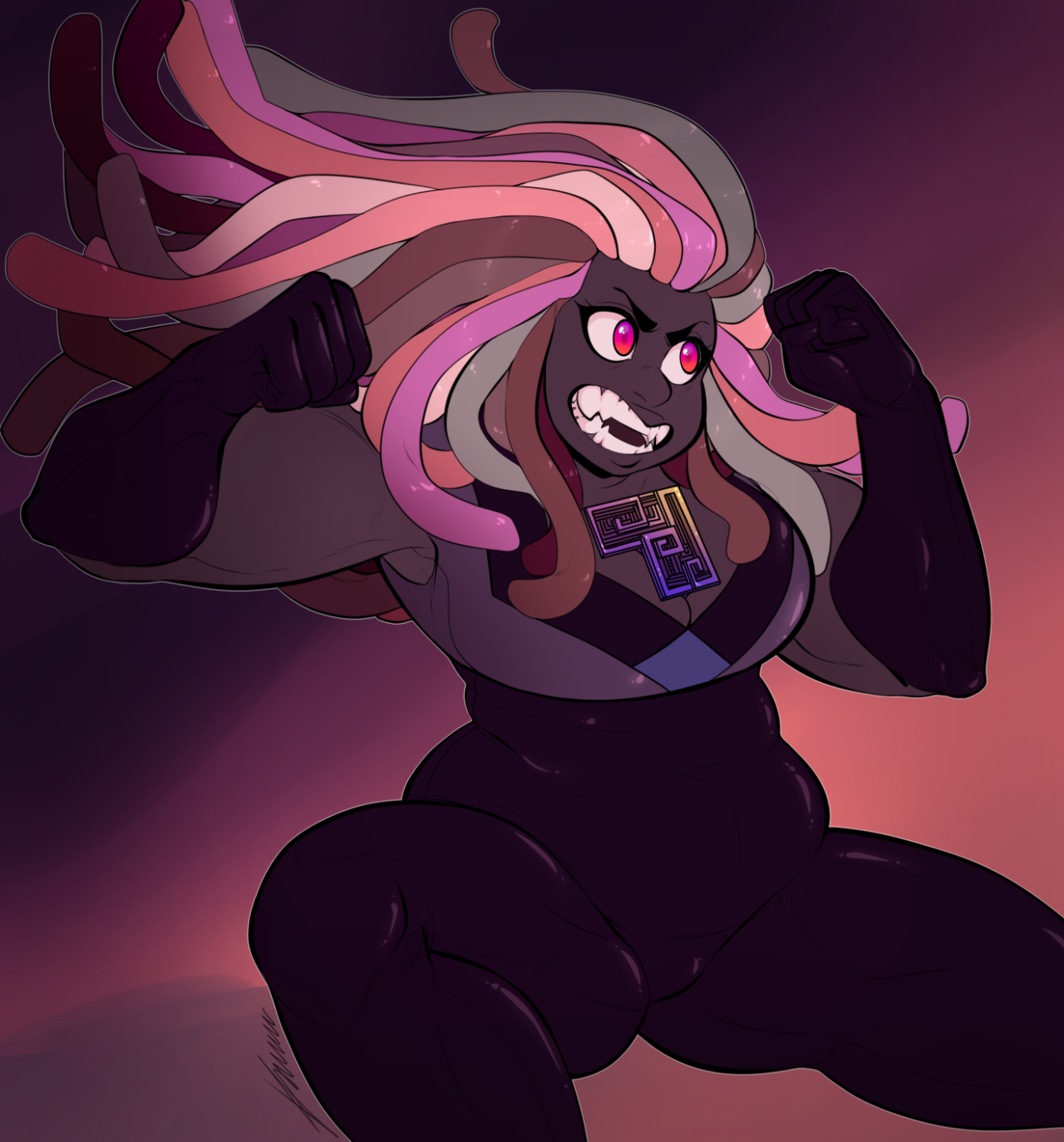 Idk Bismuth maybe, tbh I have not decided how I wanna draw her yet&hellip;Ignore