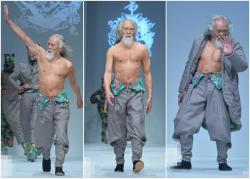 Carudamon119:  れにさん ‏@Iner_Blau  79歳のモデル爺 北京のファッションショーで大絶賛Http://Nicochina.blog.fc2.Com/Blog-Entry-32.Html