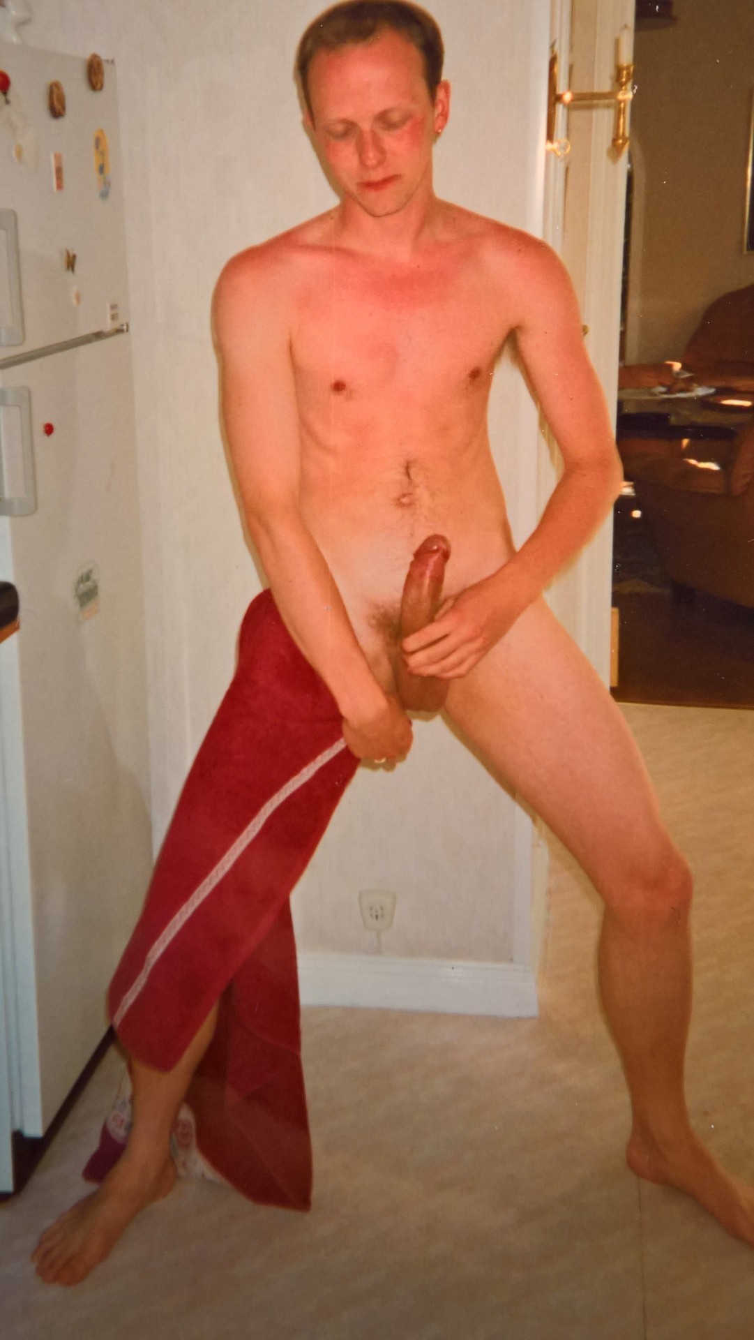 tbt. More pics of me from the past. I think it was 1994. Young hard cock. 