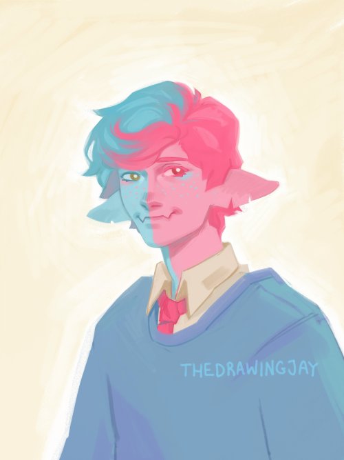 thedrawingjay:im so terrible at being active on here anyway cotton candy ranboo 