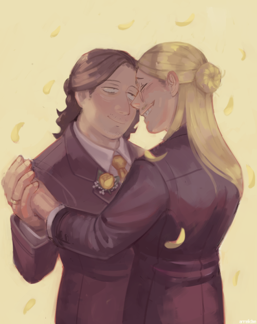 annelidae: this is for @present–mic for the @erasermicsecretsanta!! it was for their ‘marriage’ prompt