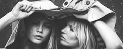 istoleheaven:  Kate Moss & Cara Delevingne