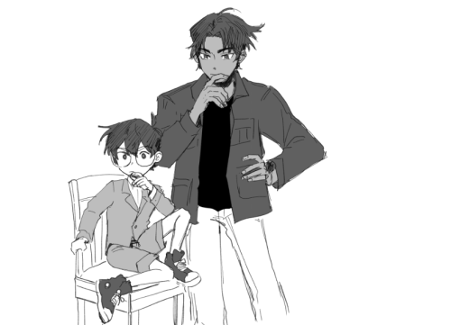 Idk If You’re Still Taking Requests But Could We See Shinichi X Hattori 🥺🤲