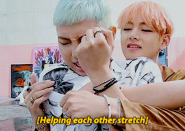 Q: If You Were To Go To A No-man Island, Who Would You Go With?RM: Tae. Rather Than Me Being Able To