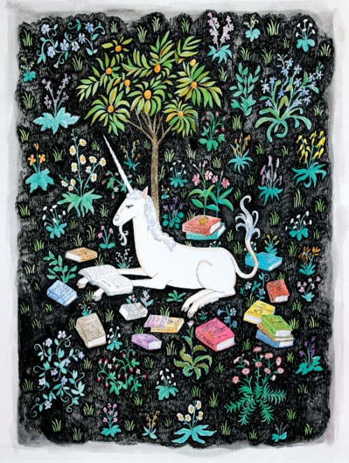 artagainstsociety:  Various Unicorn Art from Artists on Society6 Cat Unicorn / Unicone / Unicore II / Unicorn Watercolor Painting / Unicorn Ink Drawing / The Unicorn is Reading / Unicorn Comic Style 