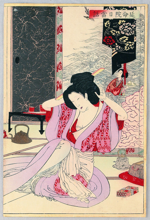 Story of Enmei Temple by Tsukioka Yoshitoshi, 1886