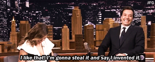 fallontonight:  jimmyfallongifs:  sophia bush started a thing. high fiiiiiiiiiiiiiiiiiiive!