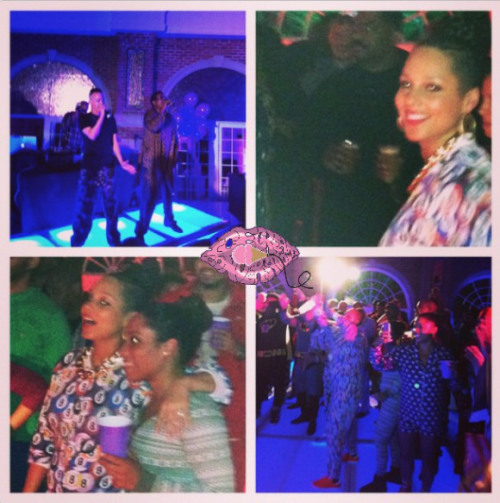 missladylove20:  Alicia Keys Celebrates Her Birthday With A ‘House Party’ Pajama Jammy Jam [ & Epic Dance Off] Those Deans be lovin’ their themed parties!  A few months ago, Alicia Keys surprised hubby Swizz Beatz with a “Coming To America”-themed