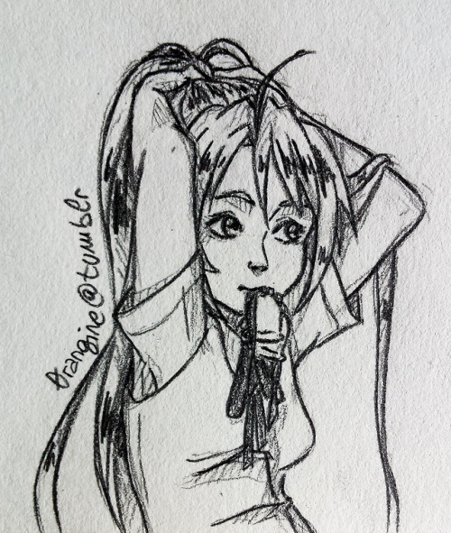 0rangine - Asuna doodles