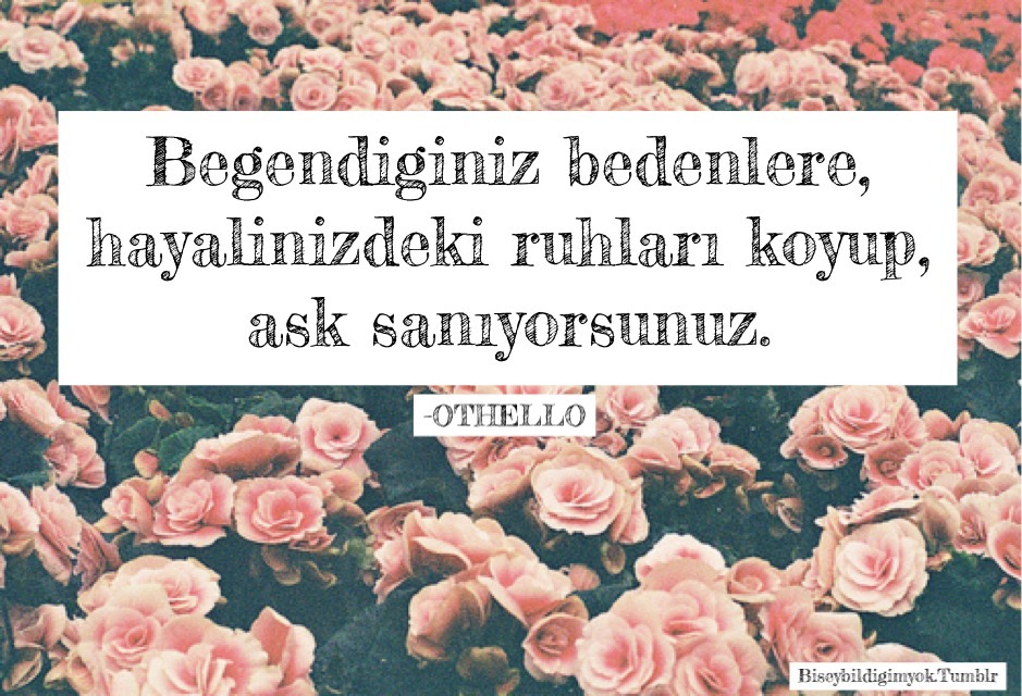 biseybildigimyok:  Aşk sanıyorsunuz ama yanılıyorsunuz. 